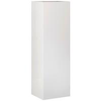 Hängender Midischrank "New Yor k" Weiß B: 33 cm - Weiß Hochglanz/Weiß, MODERN, Glas/Holzwerkstoff (33/102/28,5cm) - MID.YOU