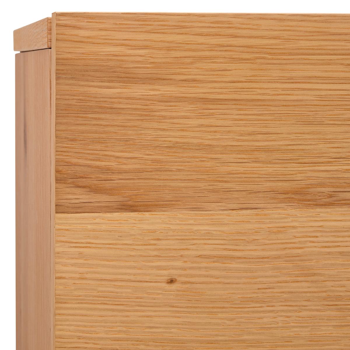 KOMODA NISKA FRANKA - kolor naturalny, Design, materiał drewnopochodny/drewno (180/33/30cm) - MID.YOU