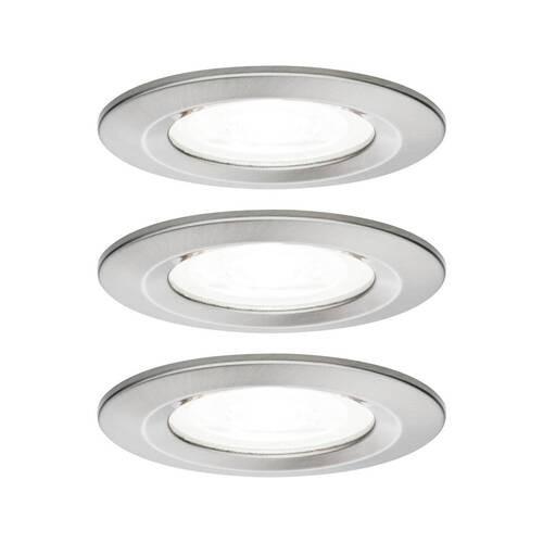 Deckenstrahler Nova in Alufarben max. 6,5 Watt - Zinkfarben/Alufarben, Design, Metall (7,8cm) - Paulmann