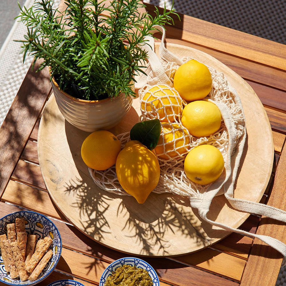 PLATZTELLER MANGO - Braun, Modern, Holz (38/2cm)