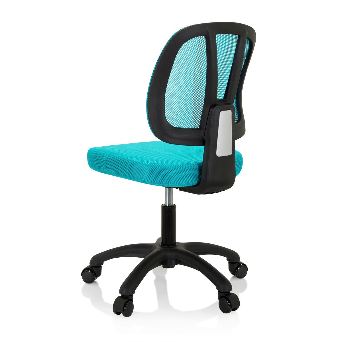 Otroški Vrtljivi Stol Kid Yu 200, Turkizna - turkizna/črna, Moderno, umetna masa/tekstil (46/84/51cm) - MID.YOU