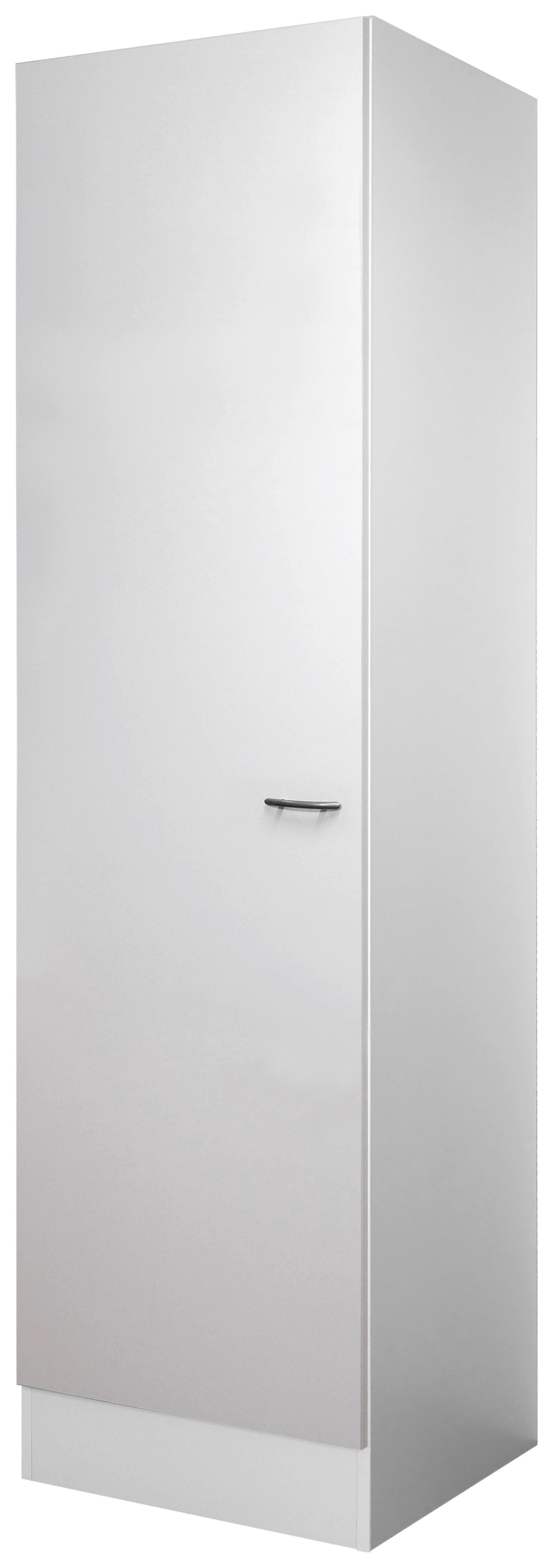 Geschirrschrank in Weiss 'Wito' - Edelstahlfarben/Weiß, Holzwerkstoff/Kunststoff (50/200/57cm) - FlexWell