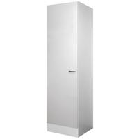 Geschirrschrank "Wito" , Weiß - Edelstahlfarben/Weiß, Holzwerkstoff/Kunststoff (50/200/57cm) - FlexWell