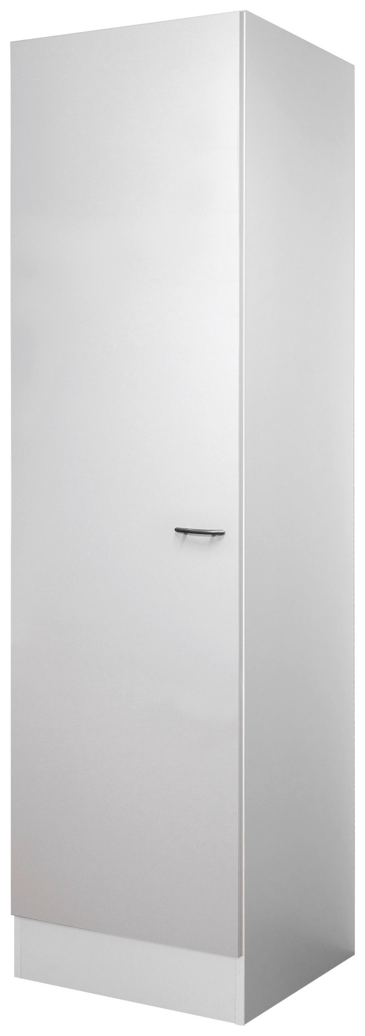 Geschirrschrank "Wito" , Weiß - Edelstahlfarben/Weiß, Holzwerkstoff/Kunststoff (50/200/57cm) - FlexWell