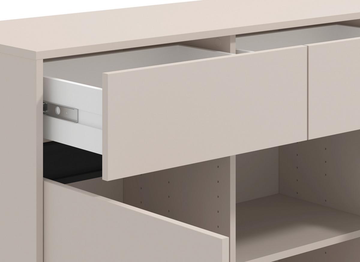 Sideboard Arran Kaschmir - Kaschmir, MODERN, Holzwerkstoff (157/90/40cm) - Mömax