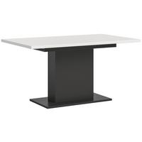 Ausziehtisch Marlon Weiß/Grau ca. 150-190x90x76 cm - Weiß/Grau, KONVENTIONELL, Holzwerkstoff (150-190/76/90cm)