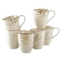 Set Skodelic Nature Collection, 6-Delni - krem barve, Basics, keramika (8,5/11cm) - Creatable