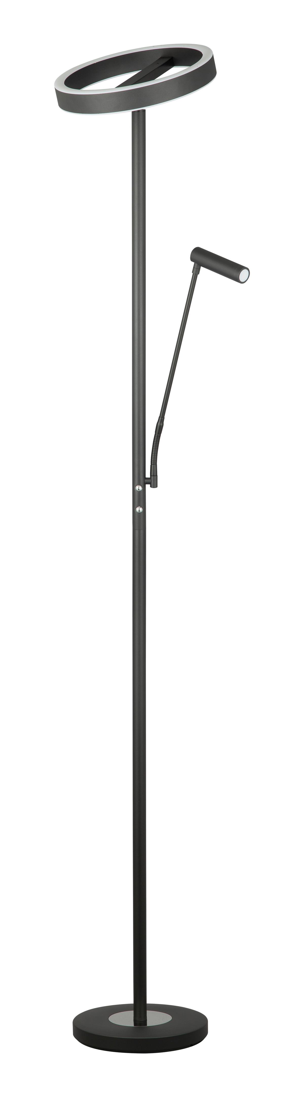 LAMPA LED OŚWIETLAJĄCA SUFIT WORTHING *SBN* - czarny/biały, Design, tworzywo sztuczne/metal (28/180cm) - Novel