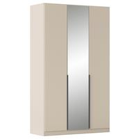 Drehtürenschrank Alabama Champagner - Champagner/Grau, MODERN, Holzwerkstoff/Metall (136/229/54cm) - Rauch Möbel