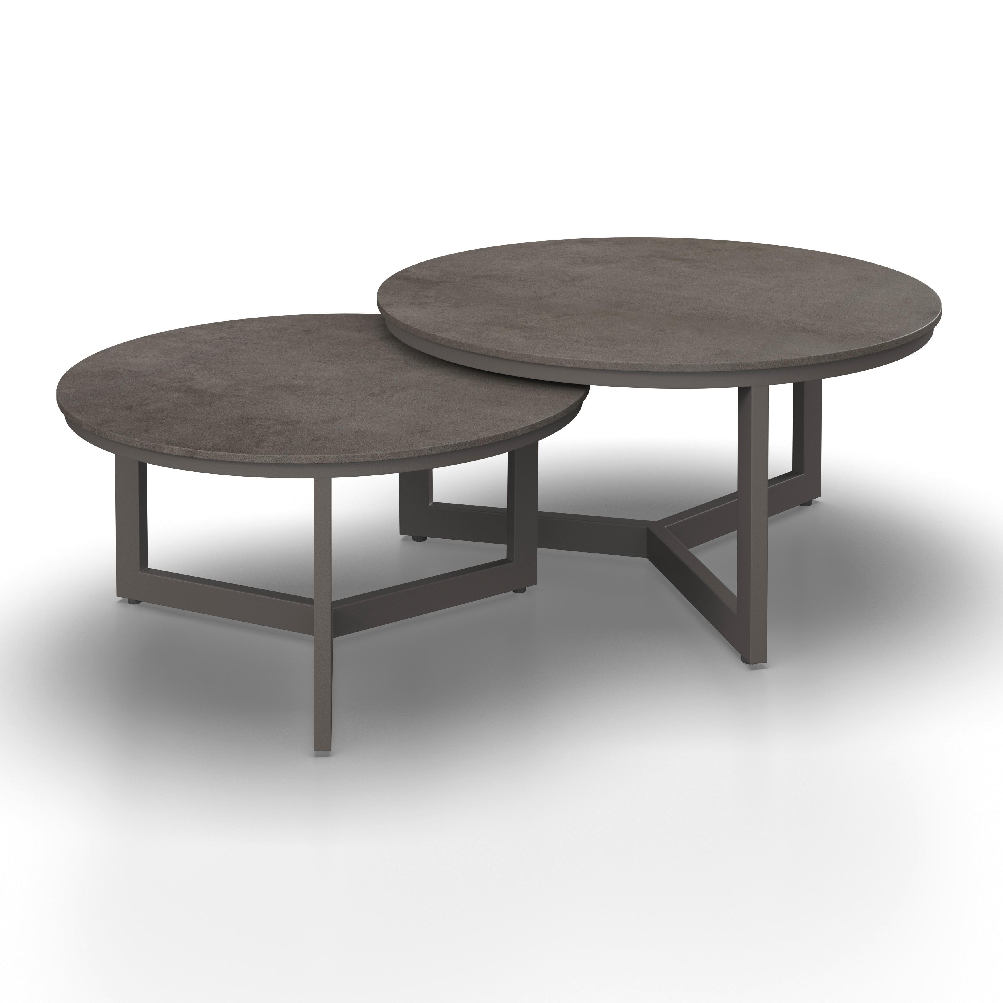 LOUNGEGRUPP MALOU - mörkgrå/antracit, Modern, metall/textil (218/68/76,5cm) - Bessagi Garden