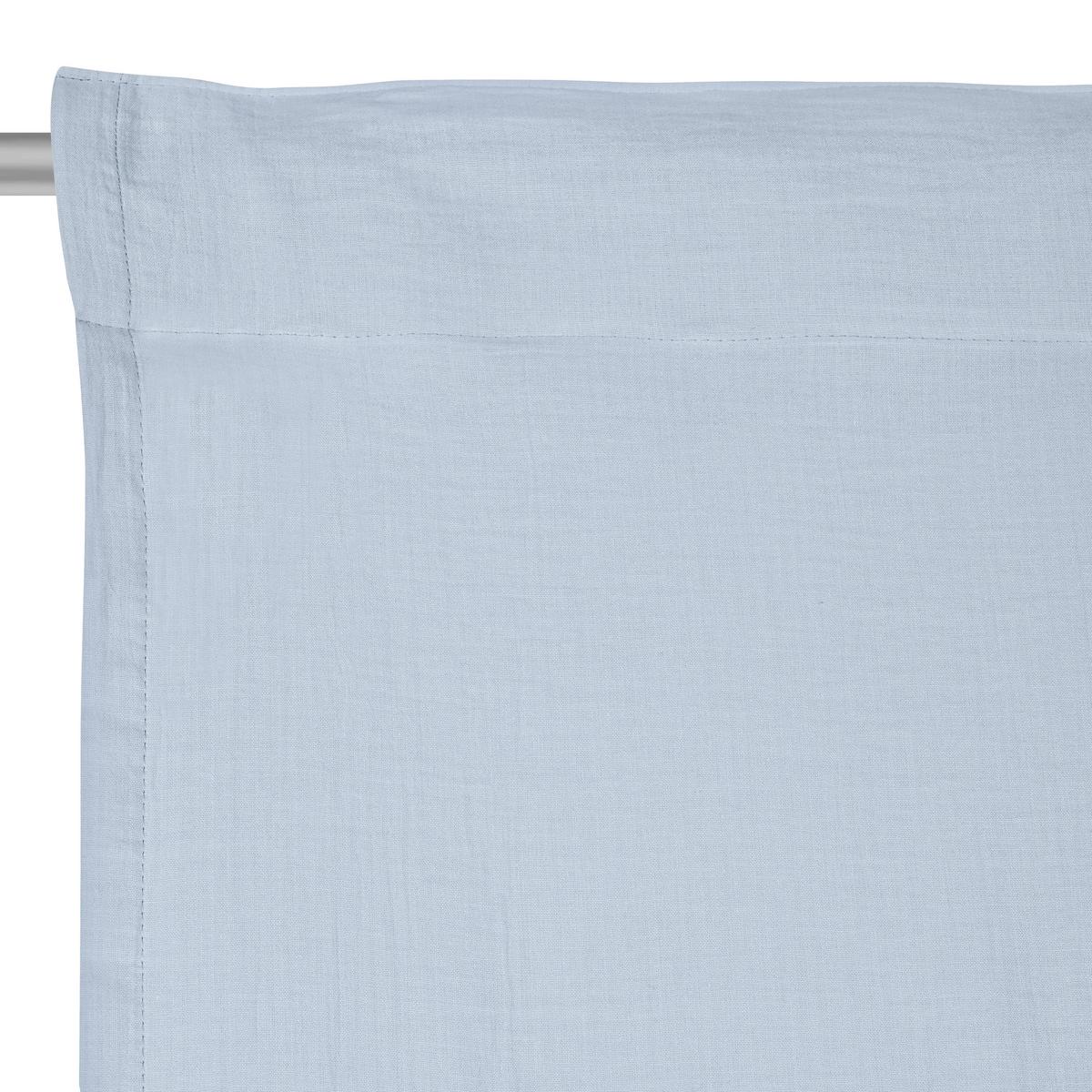 ZASŁONA GOTOWA MUSSELIN - jasnoniebieski, Basics, tkanina (135/255cm) - Esposa