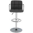 Barski Stol Tibor - siva/krom, Moderno, kovina/tekstil (51/92-113/51cm) - Modern Living Barski Stol Tibor - siva/krom, Moderno, kovina/tekstil (51/92-113/51cm) - Modern Living