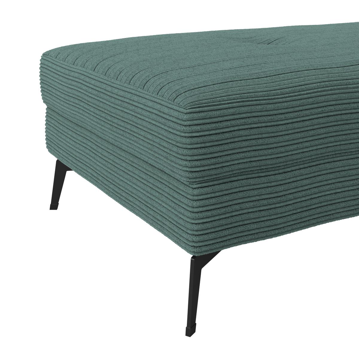 Tabure Zero - boje petroleja, Trend, tekstil (140/80cm)
