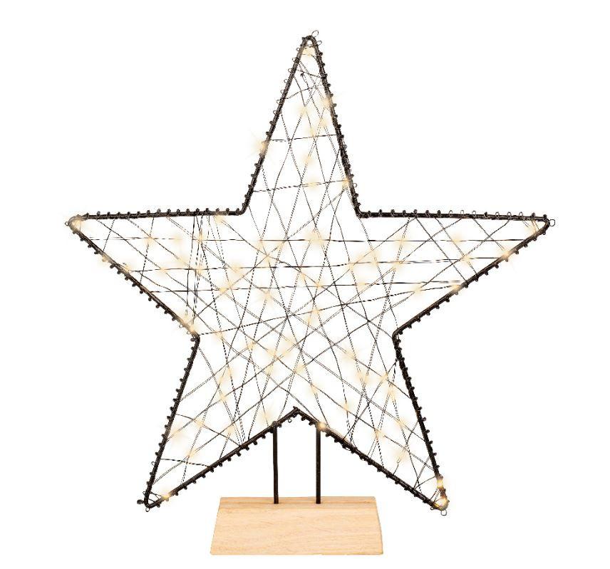 DEKORACJA ŚWIETLNA LED 486408 - Konventionell, metal (4,00/37,00/38,00cm) - X-Mas