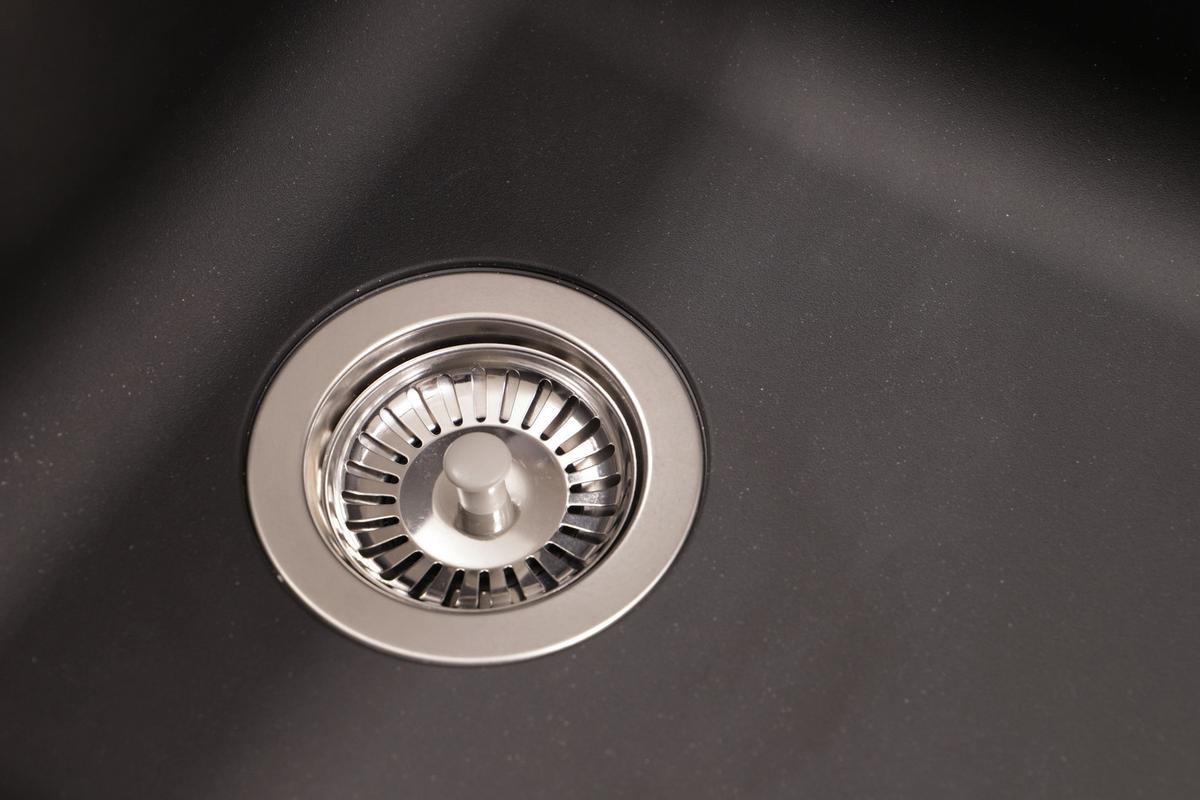 Spüle Respekta Denver 100X501BS Schwarz - Schwarz, Trend, Glas/Kunststoff (100/19,8/50cm) - Respekta