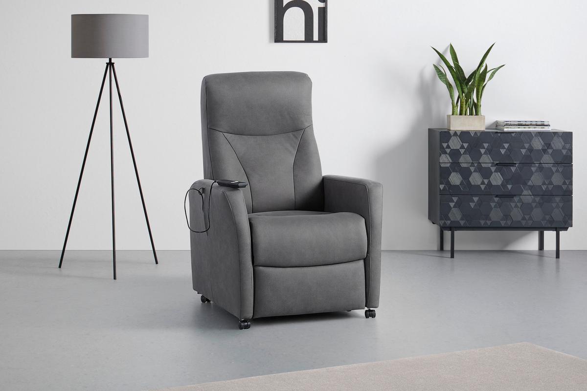 Relaxsessel Times in Graphitfarben - Graphitfarben, Modern, Textil (76/110/80cm) - Premium Living