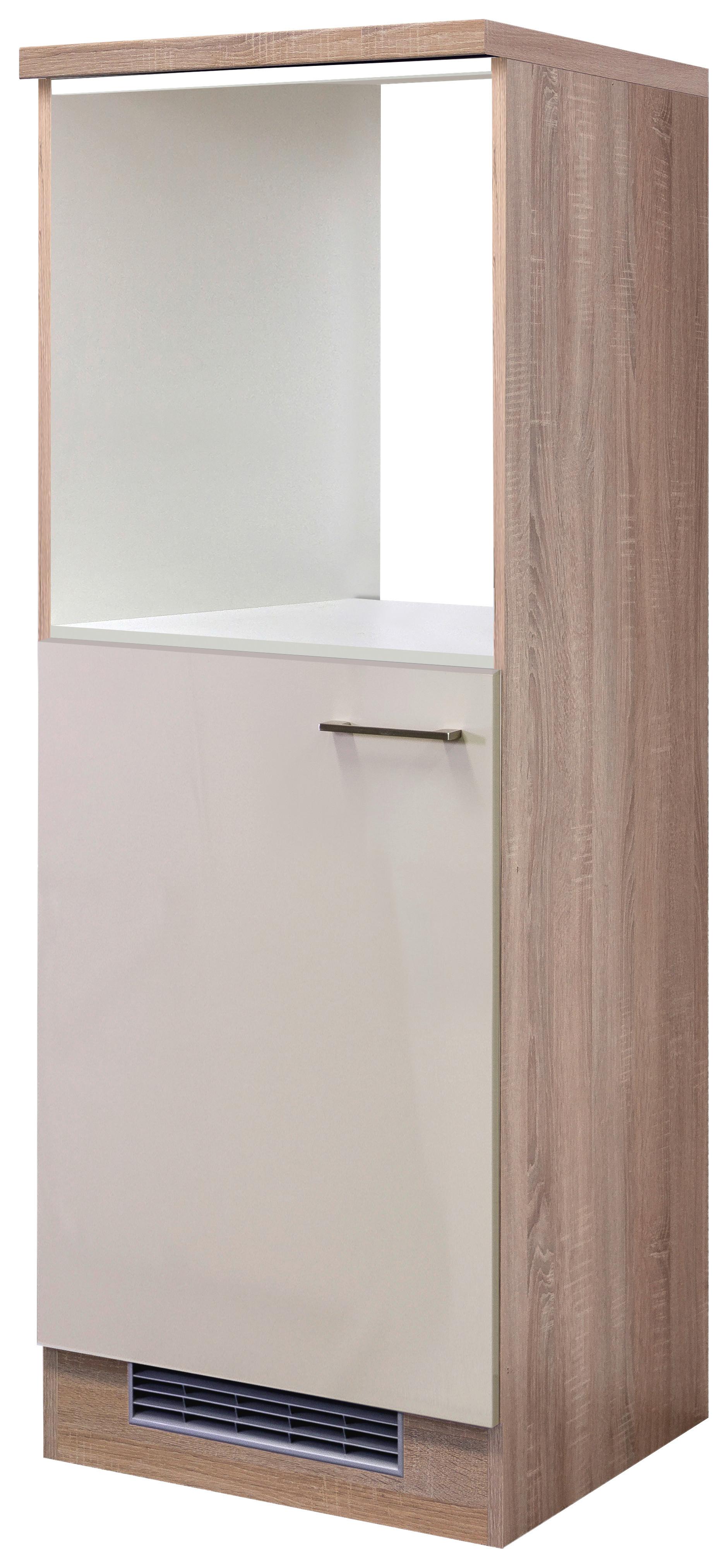 GERÄTEUMBAUSCHRANK NEPAL DBK 1657 - Kaschmir/Edelstahlfarben, KONVENTIONELL, Holzwerkstoff/Metall (60/169,5/60cm) - FlexWell