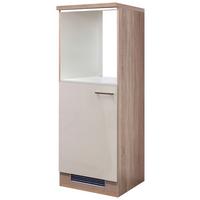 GERÄTEUMBAUSCHRANK NEPAL DBK 1657 - Kaschmir/Edelstahlfarben, KONVENTIONELL, Holzwerkstoff/Metall (60/169,5/60cm) - FlexWell