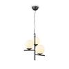 Pendelleuchte Pure Schwarz max. 28 Watt - Schwarz/Weiß, MODERN, Glas/Metall (40/150cm) - Trio Leuchten