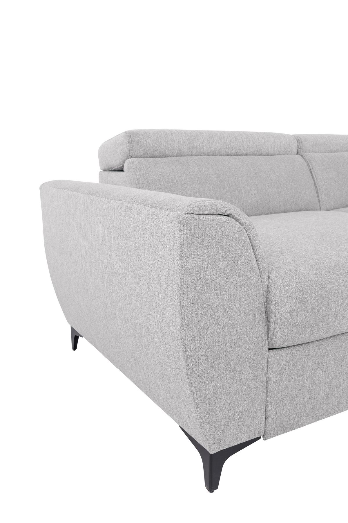 COLțAR LAPIS - gri deschis, Konventionell, textil (255/217cm) - Modern Living