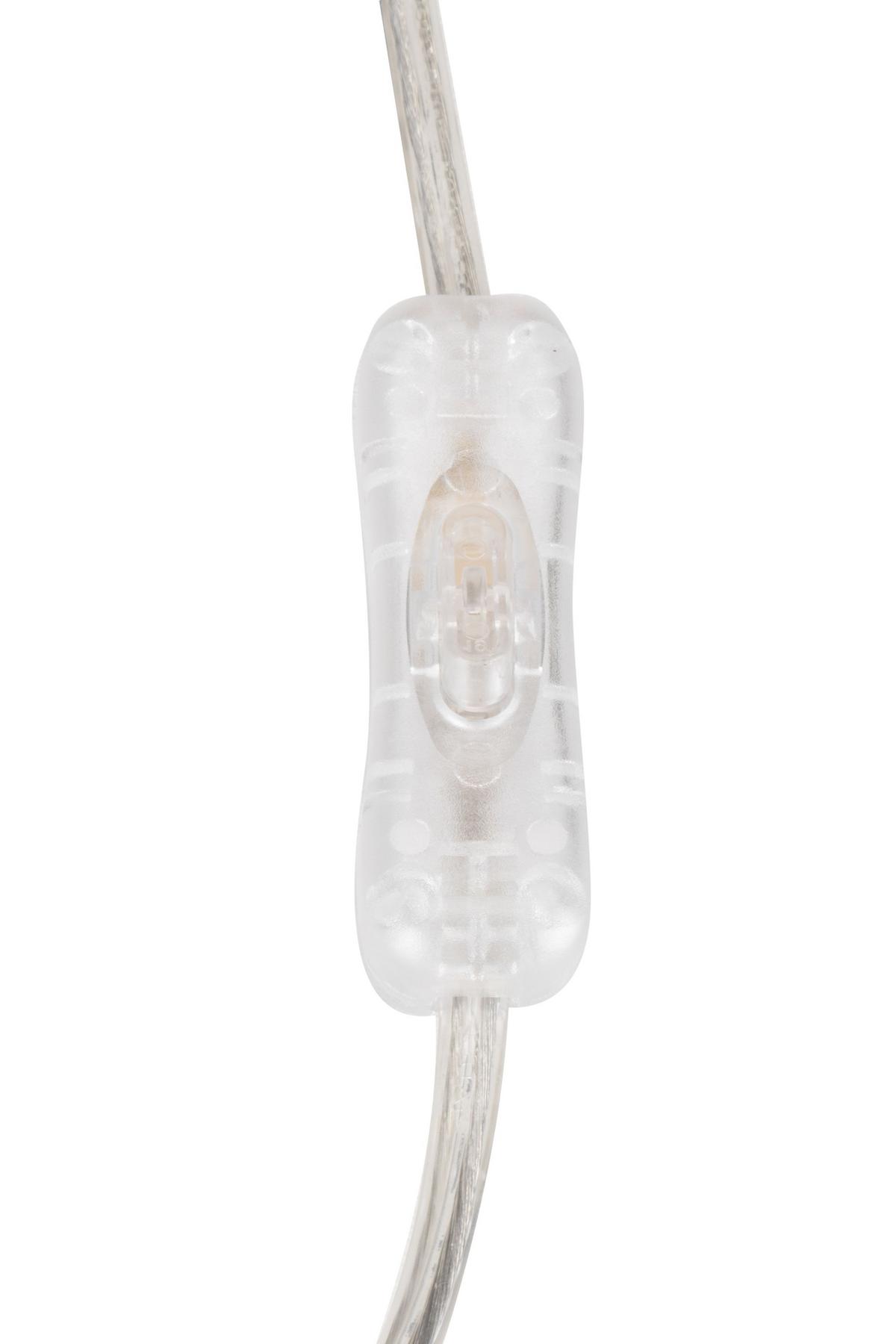 LAMPA STOŁOWA GENUA *SBM* - biały, Lifestyle, metal/tkanina (33/49,5cm) - Marama