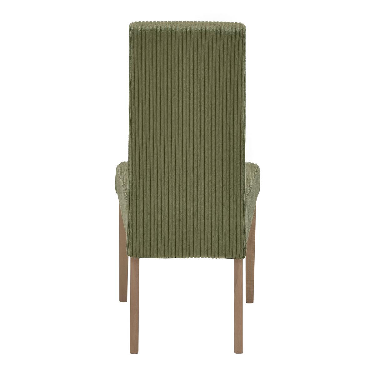 Stuhl Roko Grün - Eichefarben/Grün, Modern, Holz/Textil (46/101/62cm) - Mömax