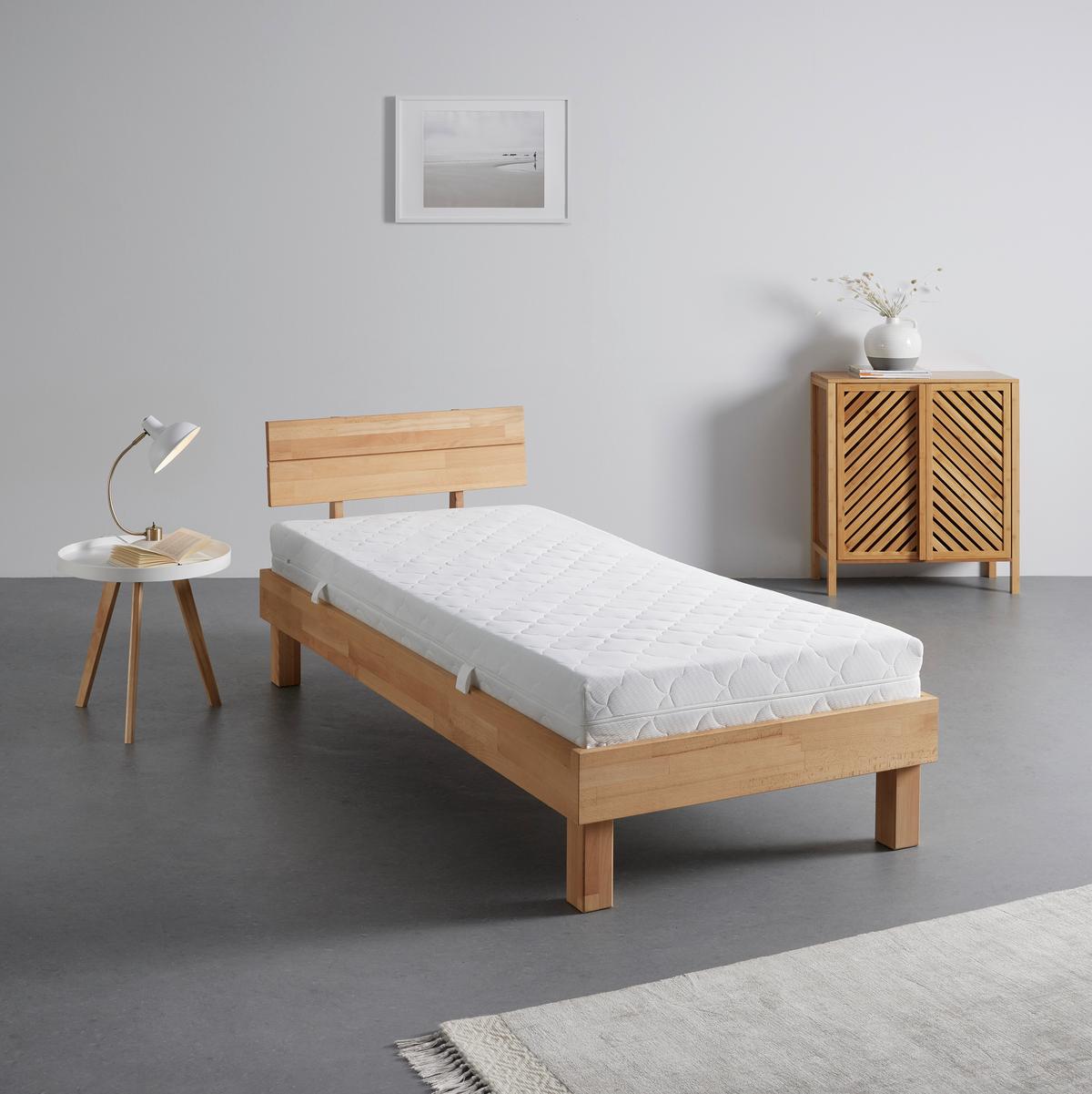 Taschenfederkernmatratze Sleepy Weiß ca. 100x200cm - Weiß, MODERN, Textil (100/19/200cm) - Bessagi Home