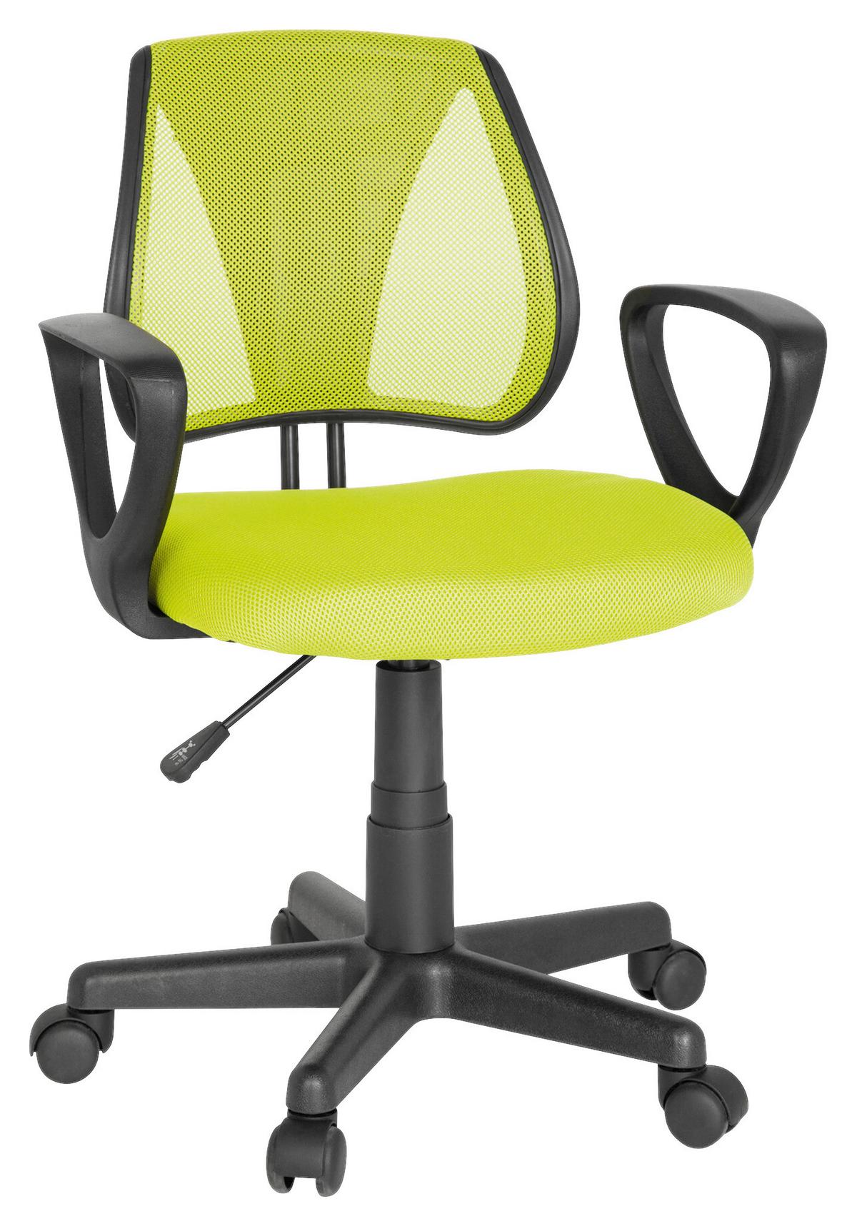 Mladinski Vrtljivi Stol Kiddy Cd, Zelena - zelena, Basics, umetna masa (58/75-92/45cm) - MID.YOU