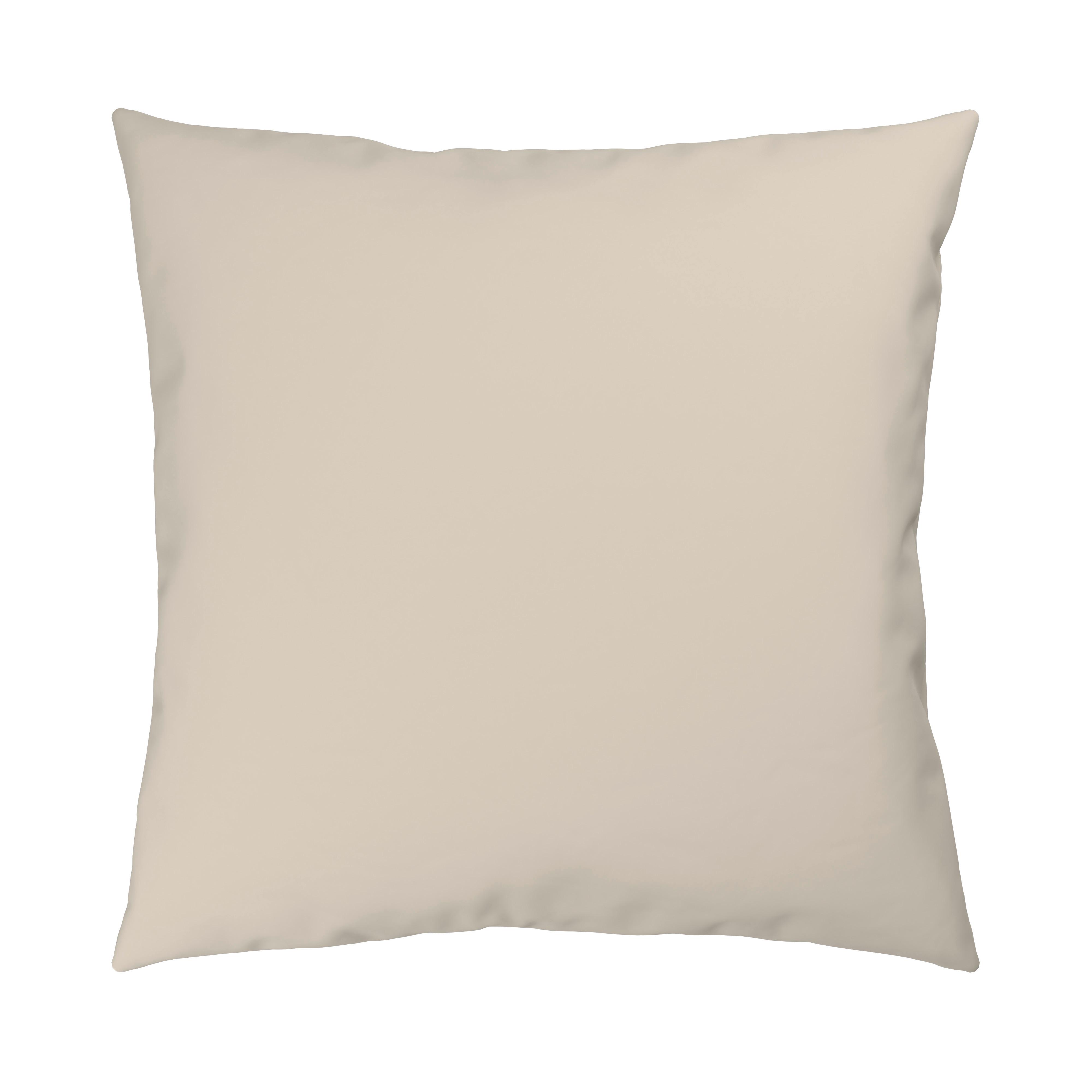 Kopfkissenbezug Julie Beigebraun ca. 80x80cm - Beigebraun, Textil (80/80cm) - Mömax