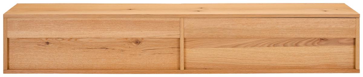 KOMODA NISKA FRANKA - kolor naturalny, Design, materiał drewnopochodny/drewno (180/33/30cm) - MID.YOU