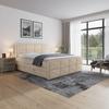 Boxspringbett Helsinki ca. 180x200 cm Beige - Beige, MODERN, Holz/Kunststoff (180/200cm) - MID.YOU