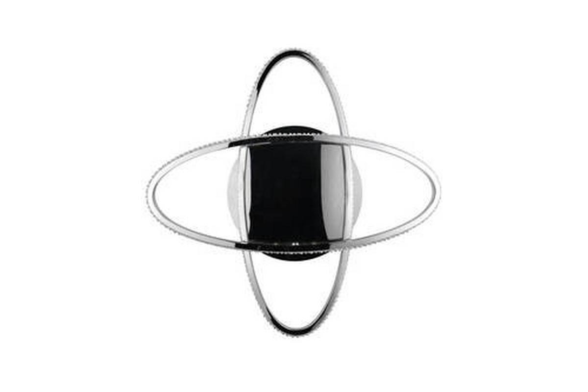 LED-Deckenleucte Lane Chromfarbe max. 27 Watt - Chromfarben, KONVENTIONELL, Metall (58/58/9cm)