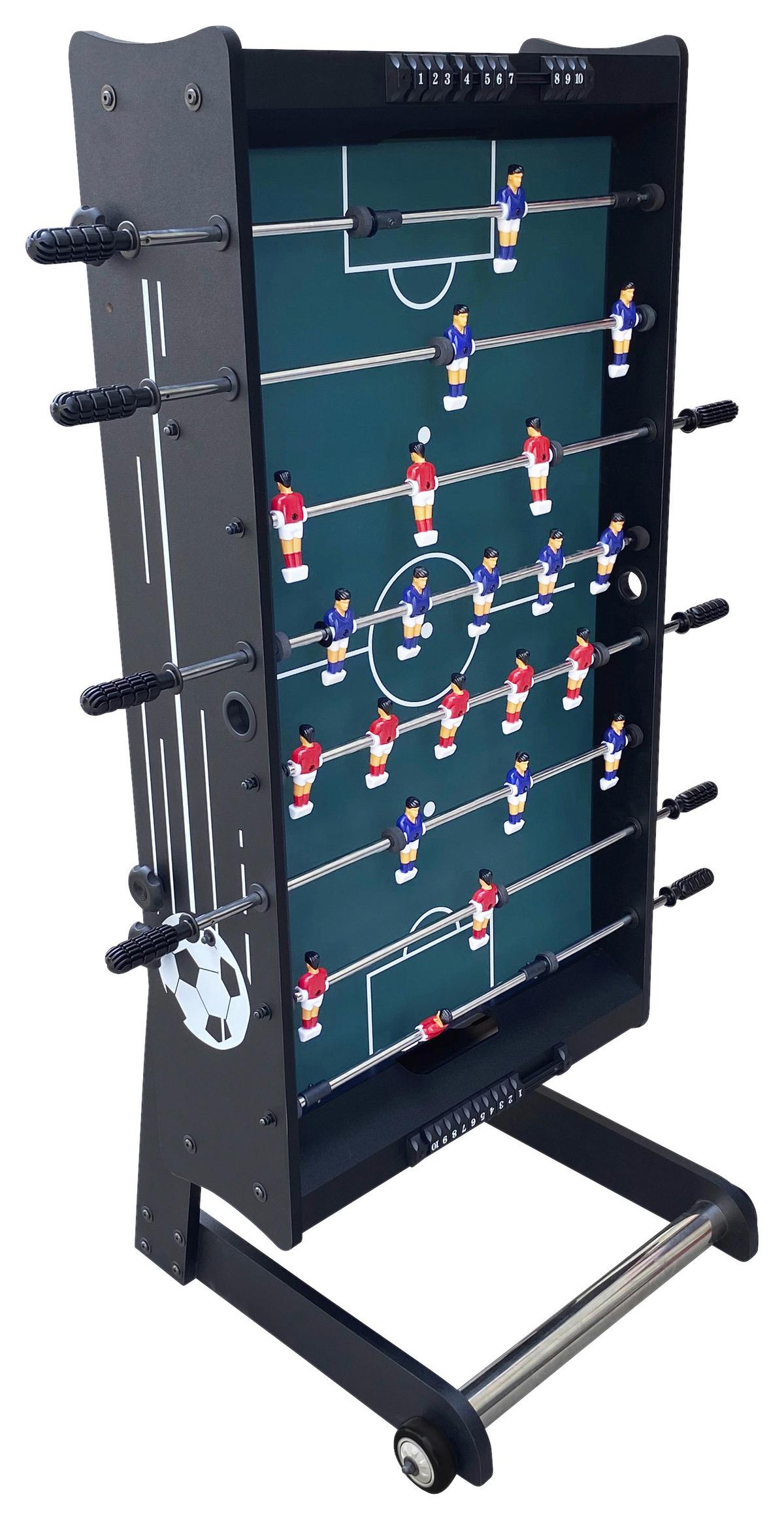 Tischfußball Scorpion Kick TS - Schwarz, KONVENTIONELL, Holz (61/81/122cm) - Ambia Garden