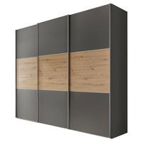 Ormar S Kliznim Vratima Includo - hrast Artisan/antracit, Design (280/222/68cm) - Premium Living