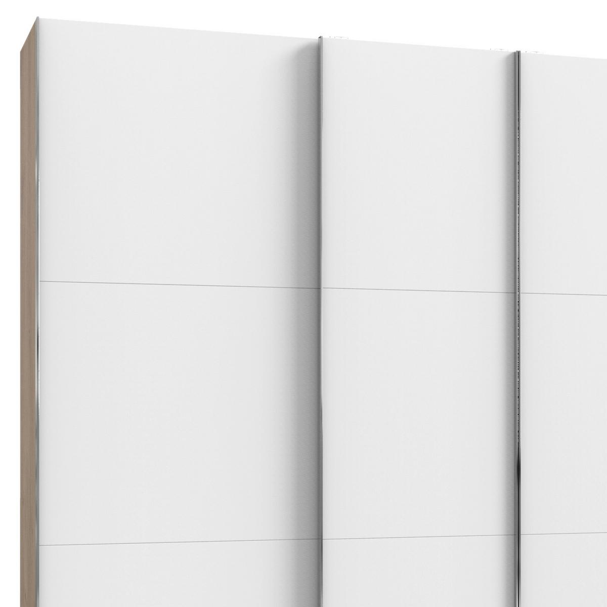 Ormar S Kliznim Vratima Level 36a - bijela/boje hrasta, Basics, drvni materijal/metal (350/216/65cm) - Modern Living