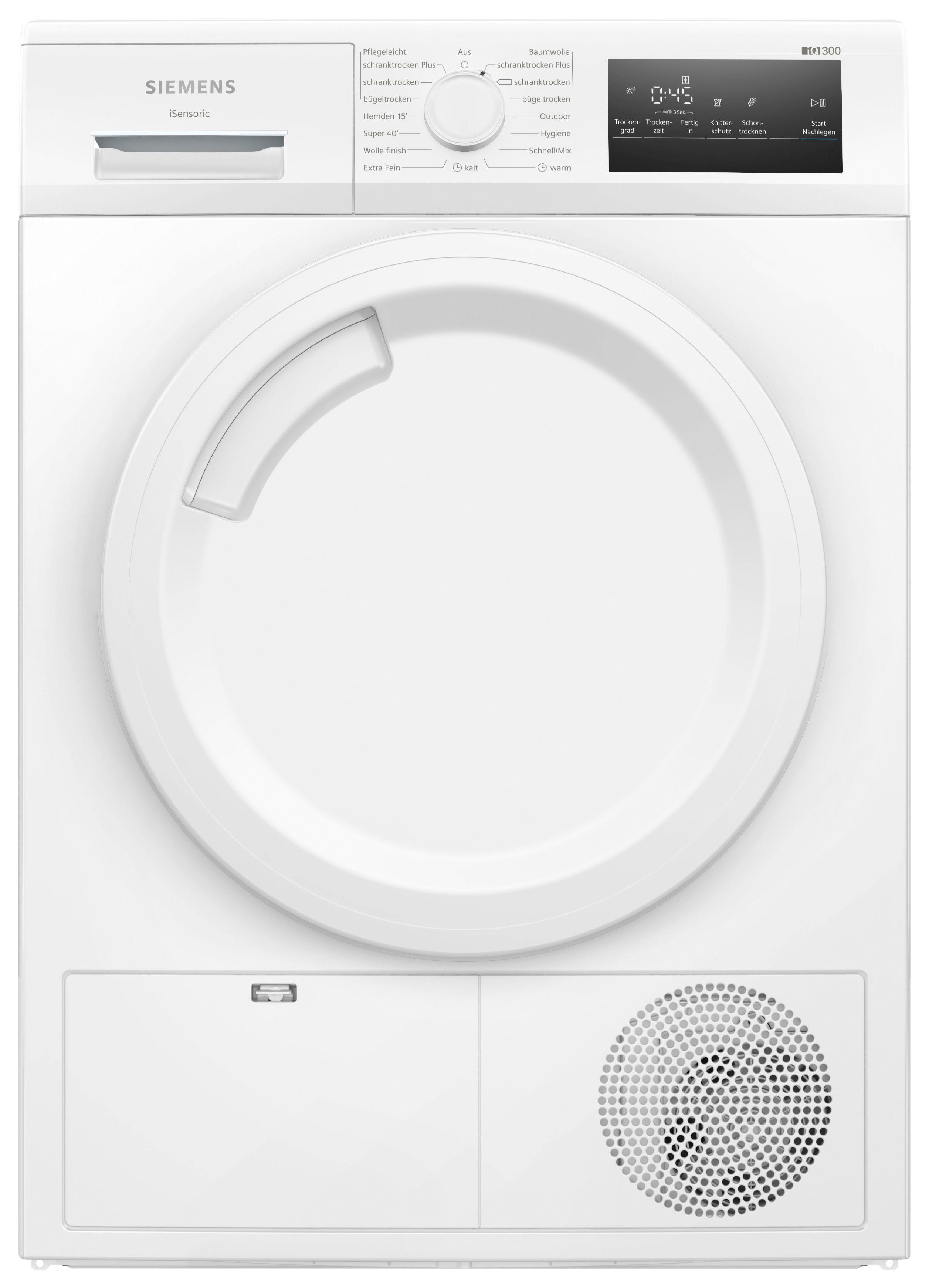 Kondenstrockner WT43N203 - Basics (59,8/84,2/61,3cm) - Siemens