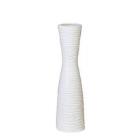 Bodenvase Weiß - Weiß, Basics, Keramik (16/77/16cm)