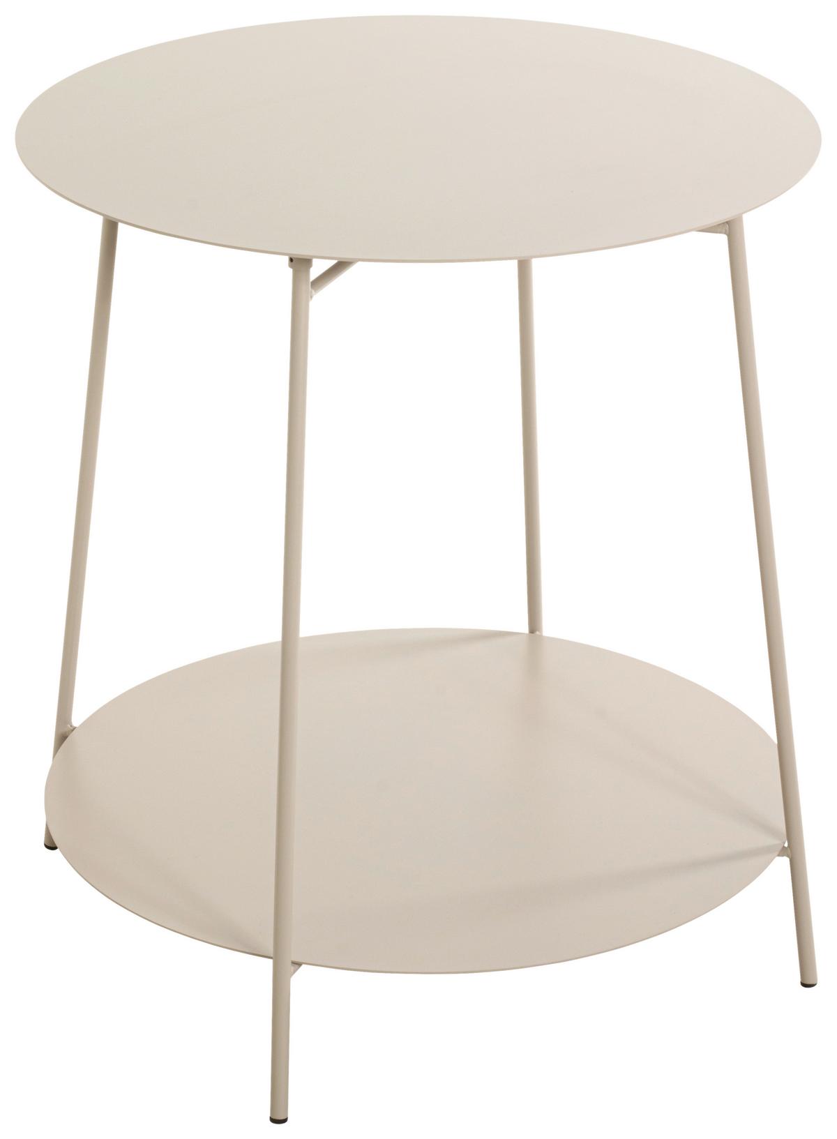 STOLIK BOCZNY ENNO 2 - kaszmir, Trend, metal (50/50cm)