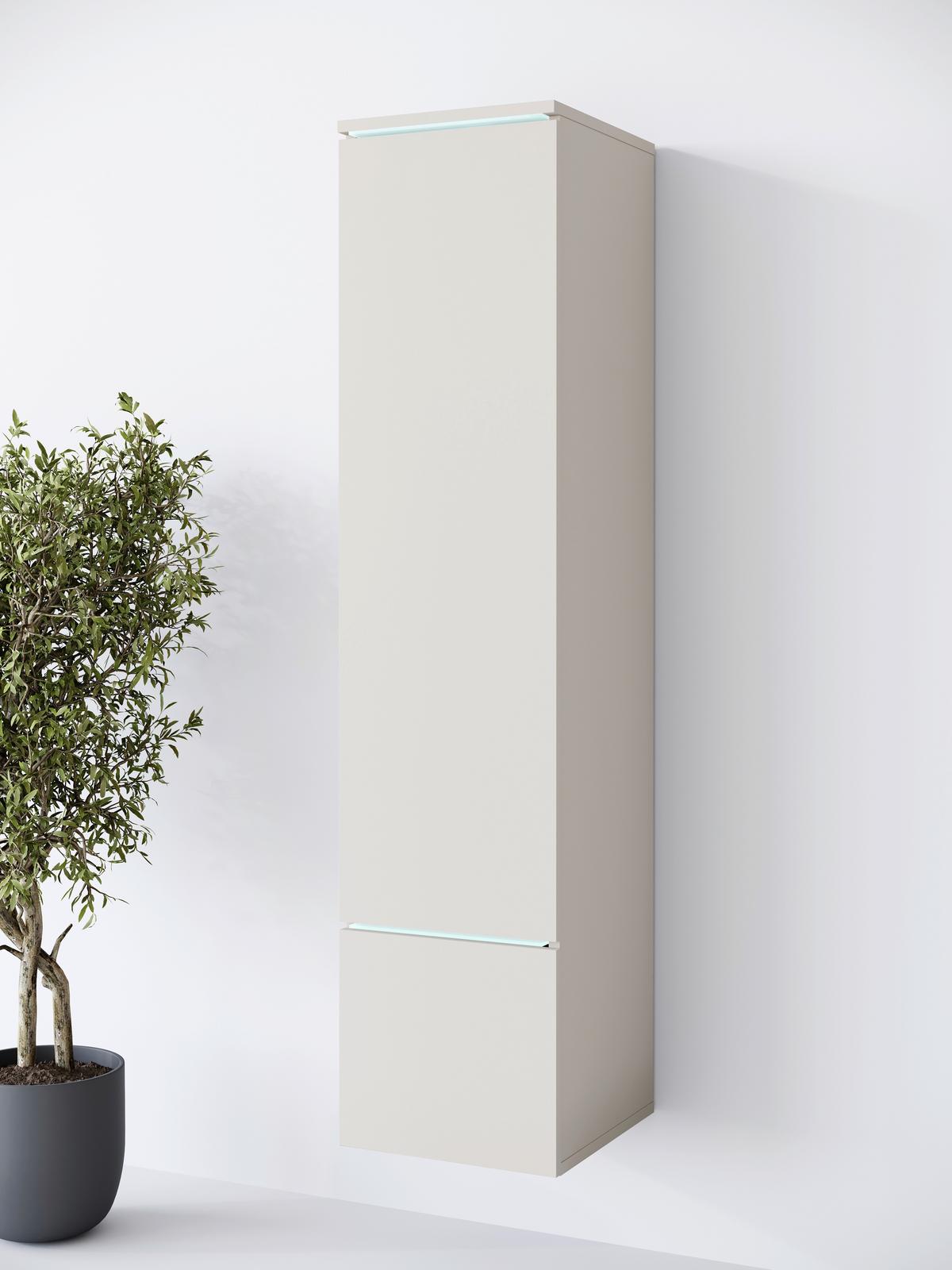 Komoda Vera - kašmir/siva, Design, drvni materijal/plastika (30/130/33cm) - P & B