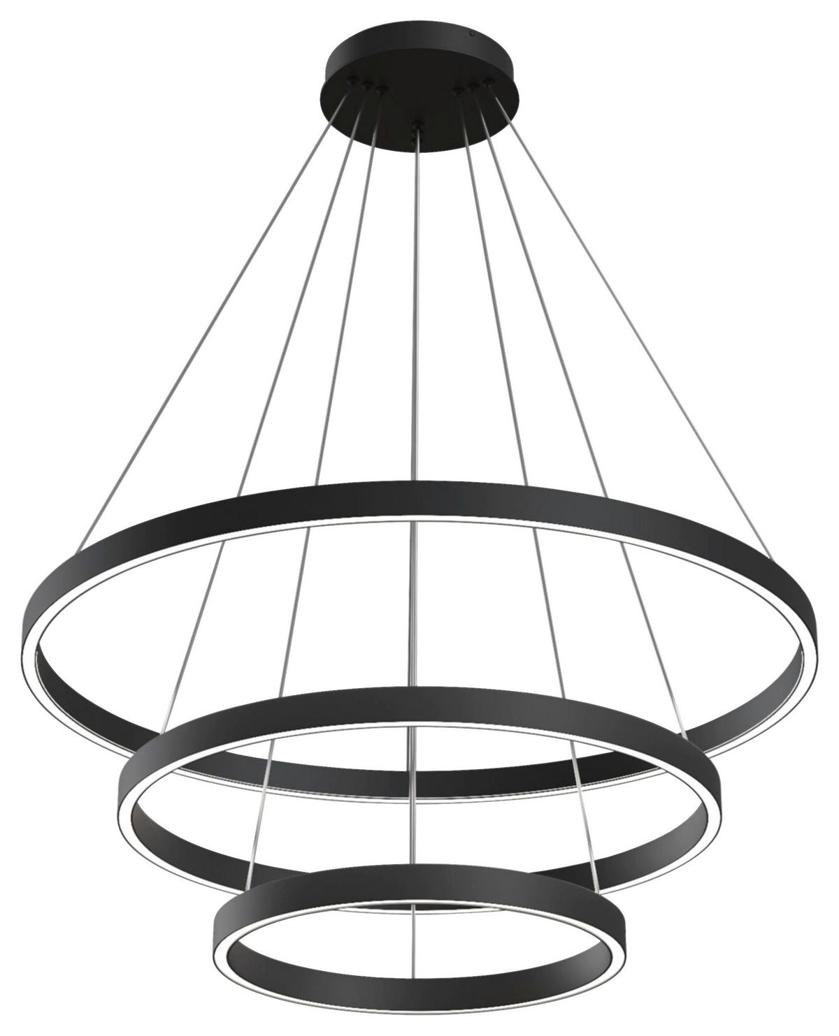 PENDELLEUCHTE RIM - Schwarz, Basics, Metall (80/100/120cm) - MAYTONI