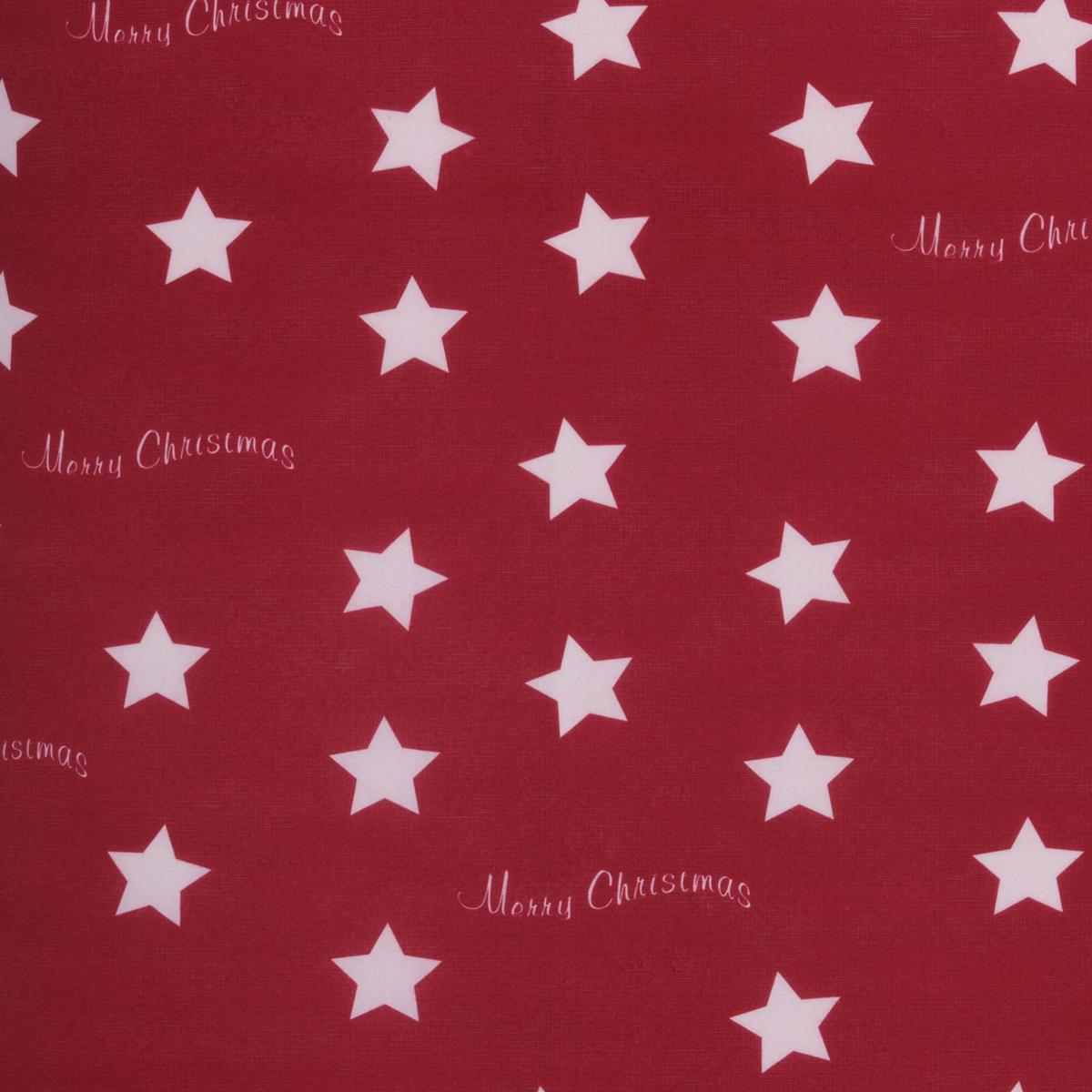 Bettwäsche Stars in Rot ca. 160x210cm - Rot, Konventionell, Textil (160/210cm) - Modern Living