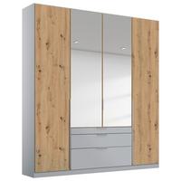 DULAP USI ROTATIVE ALABAMA - argintiu/gri deschis, Modern, material pe bază de lemn (181/229/54cm)