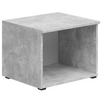 Regalaufsatz Multistauraum Grau - Grau, Modern, Holzwerkstoff (45/35/40cm)