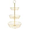 Fructieră Big - auriu, Modern, metal (32,5/62cm) - Premium Living