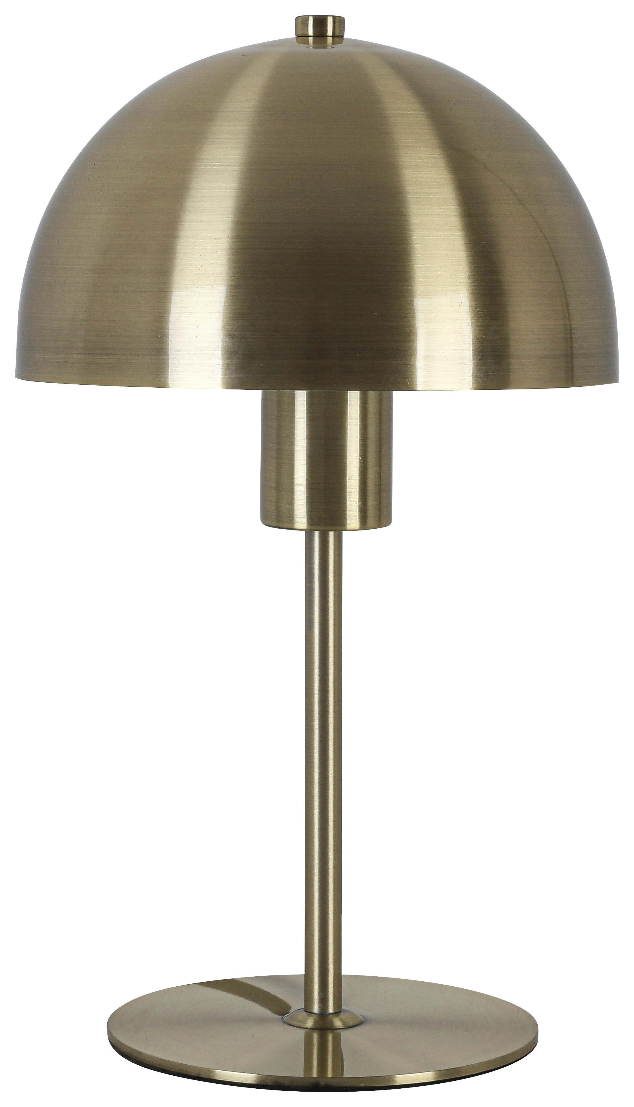 BORDSLAMPA MUSCH - mässingsfärgad/svart, Modern, metall/plast (18/18/30cm) - Mömax