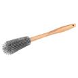 Perie De Silicon Pentru Tăvi Wenko - maro, Basics, plastic/lemn Perie De Silicon Pentru Tăvi Wenko - maro, Basics, plastic/lemn