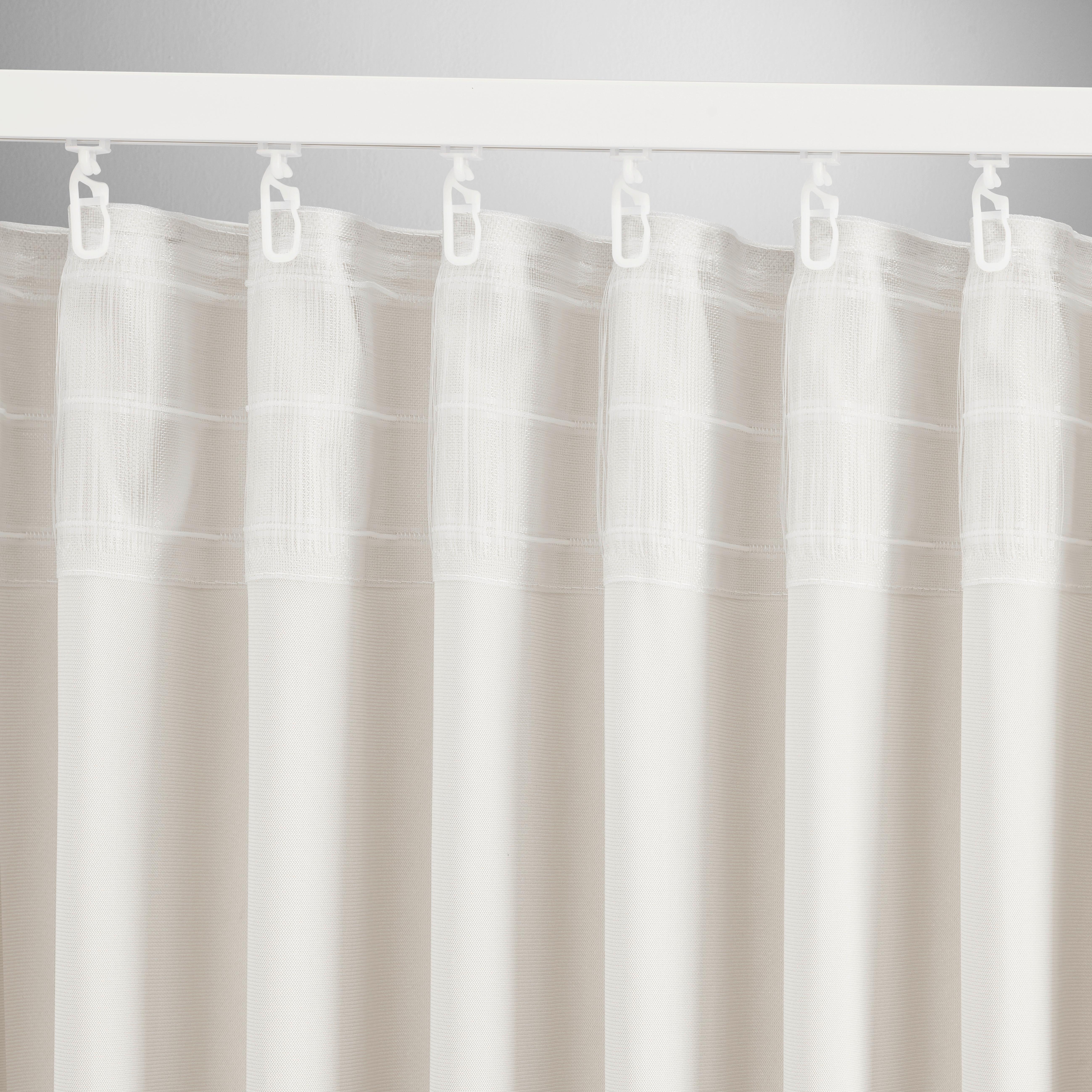 GARDINLÄNGD BIANCA - beige, Klassisk, textil (140/245cm) - Modern Living