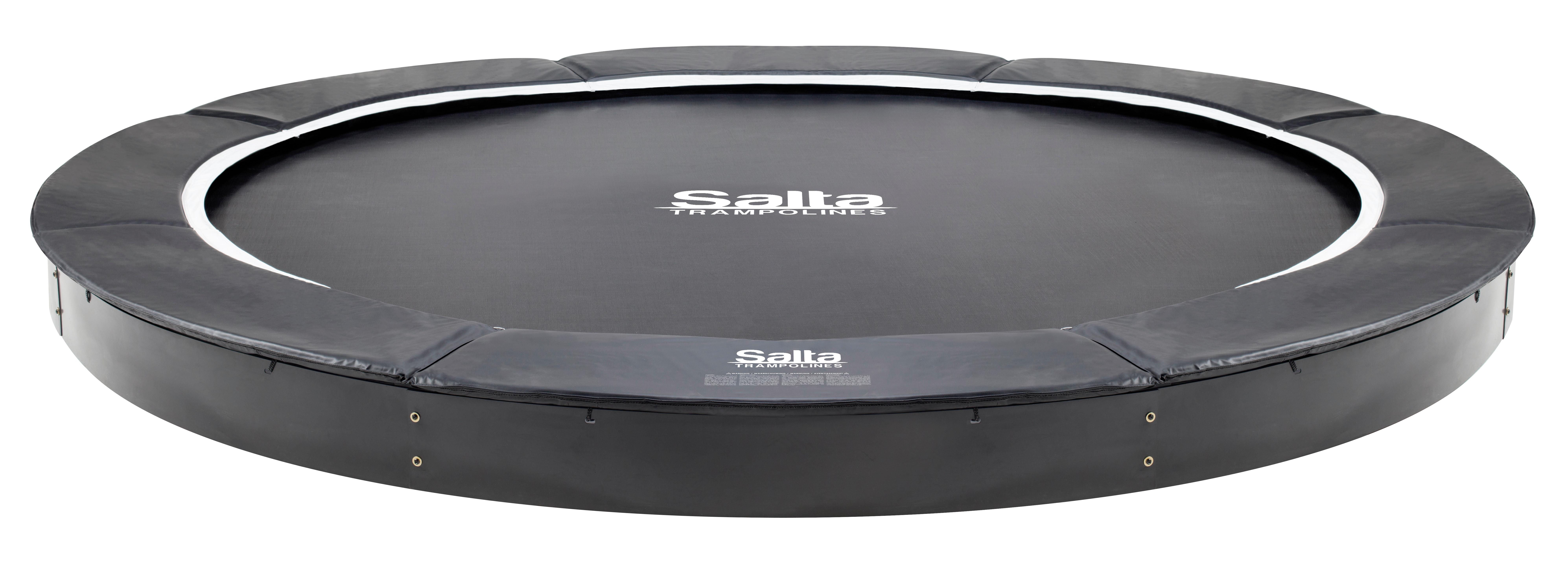 Bodentrampolin Salta Royal Ø ca. 305cm - Schwarz, Trend, Metall (305cm) - Salta