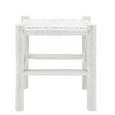 Hocker Phil - Weiß, KONVENTIONELL, Holz (40/45/40cm) - PREMIUM LIVING