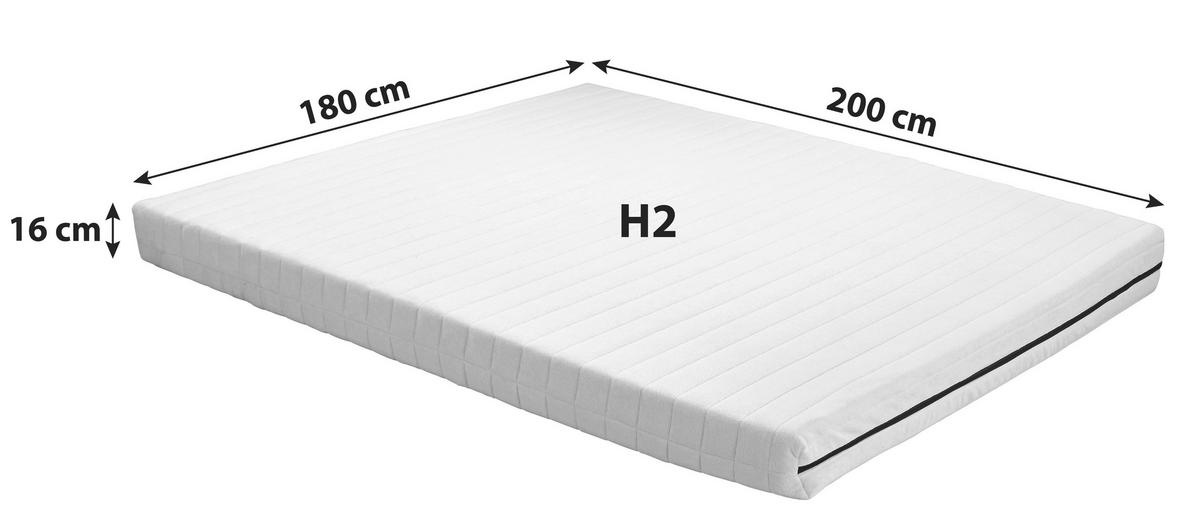 Madrac Za Osobe Sklone Alergij Allergiker Plus - bijela, tekstil (180/200cm) - Primatex